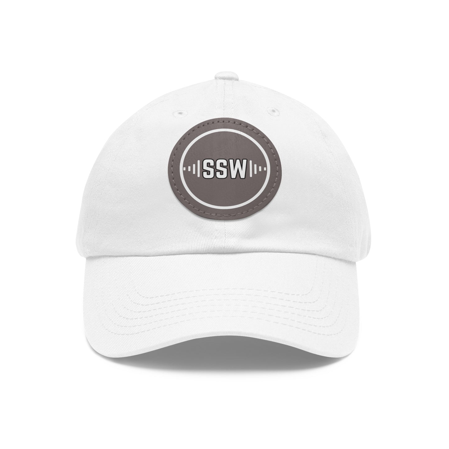 Sonic Streetwear Hat with Leather Patch (Round)