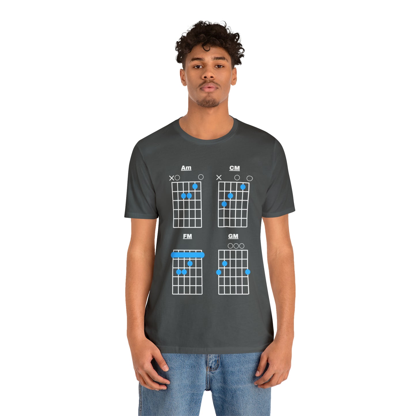 "Four Chords of Pop" Premium Softstyle T-shirt (unisex)