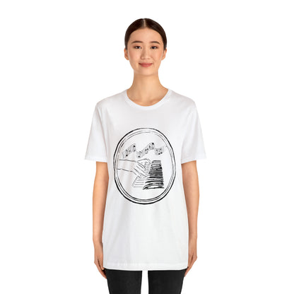 “Piano Hands” Premium Unisex T-Shirt (Short-Sleeves)