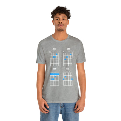 "Four Chords of Pop" Premium Softstyle T-shirt (unisex)