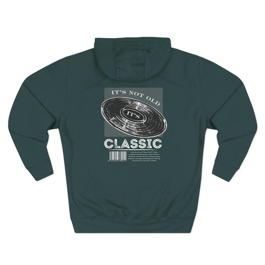 "Classic Vinyl" Graphic Pullover Hoodie