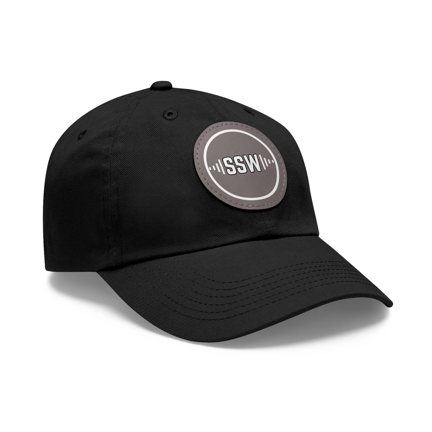 Sonic Streetwear Hat with Leather Patch (Round)