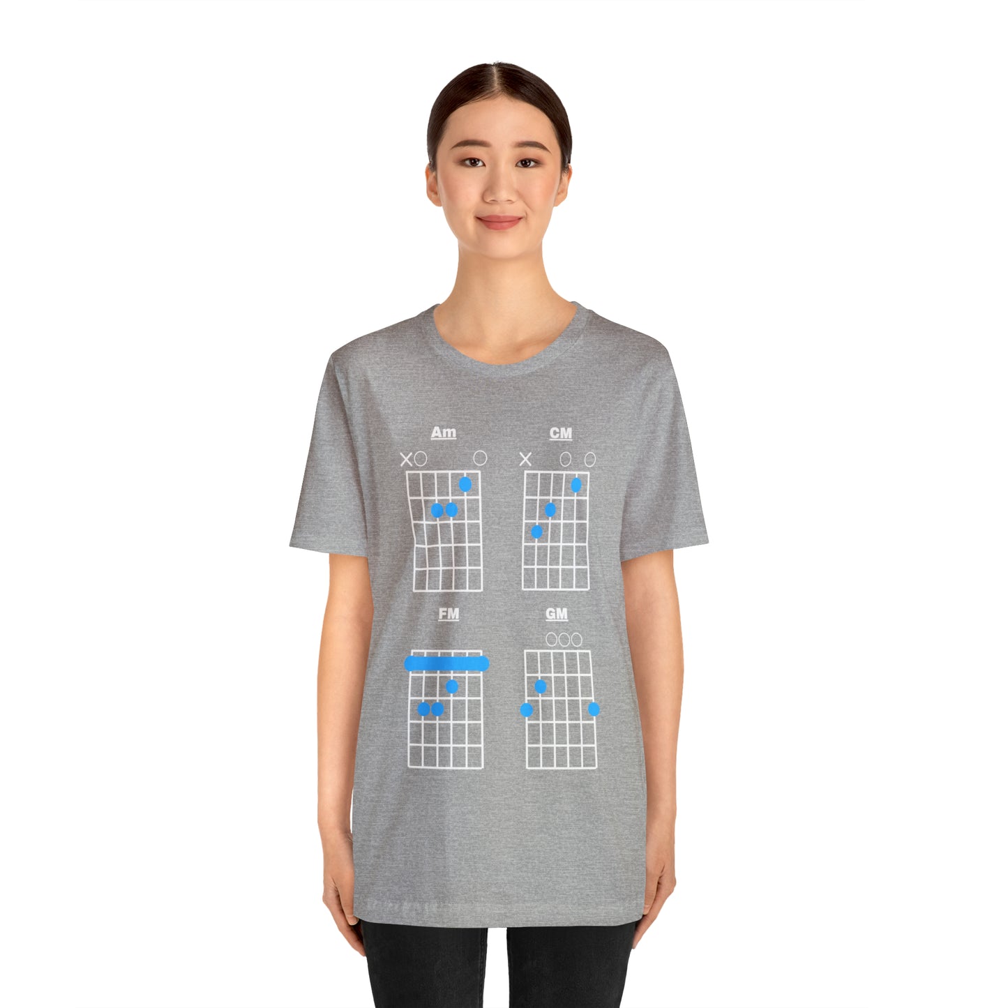 "Four Chords of Pop" Premium Softstyle T-shirt (unisex)