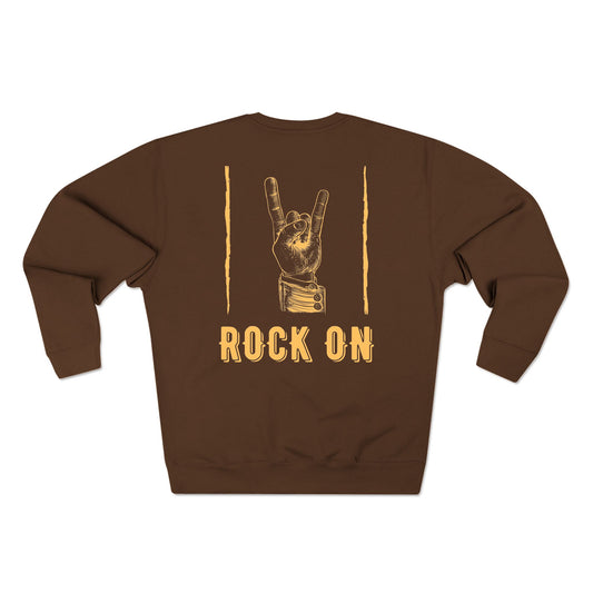 “Rock On” Premium Crewneck Sweatshirt