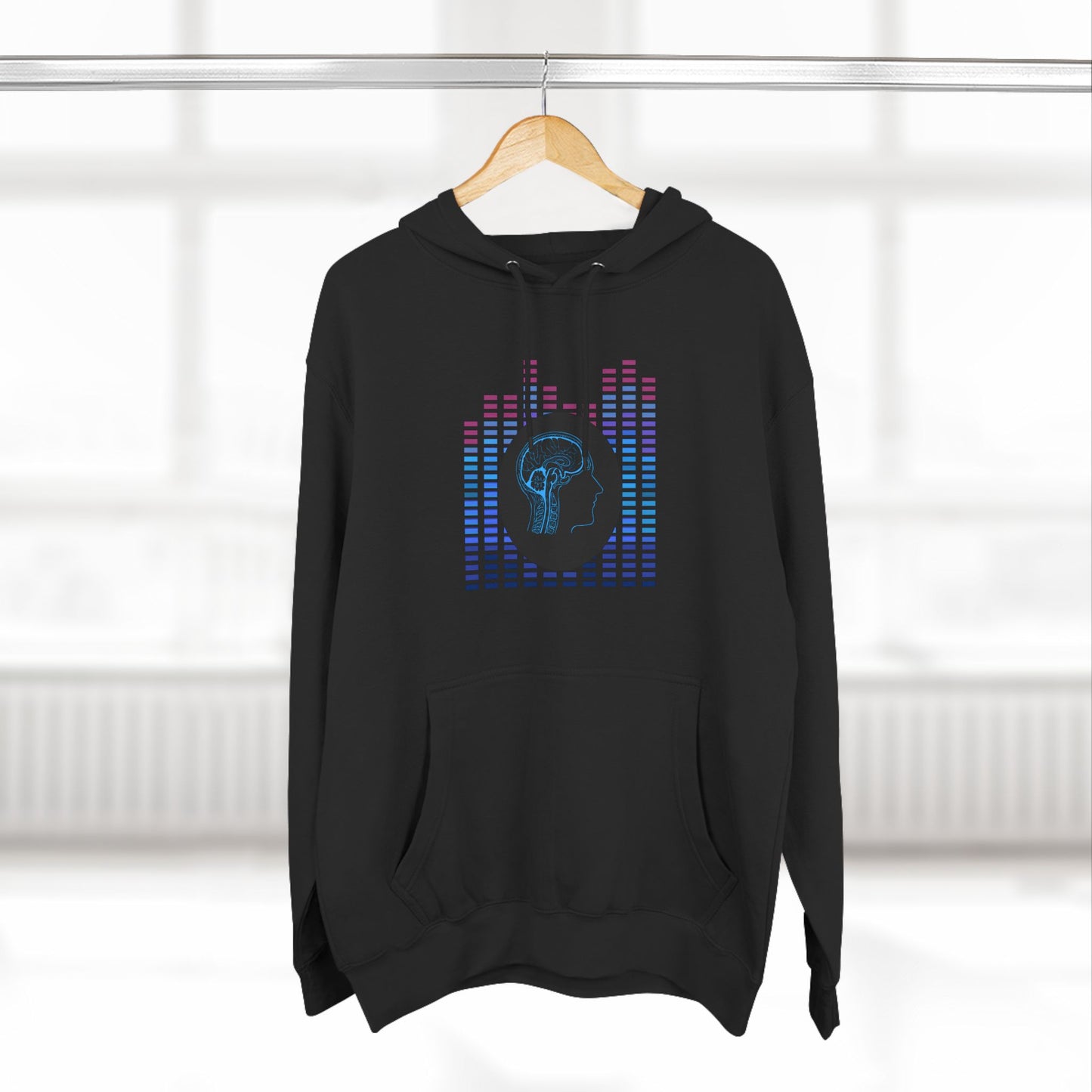 "Brain Waves" Premuim Pullover Hoodie