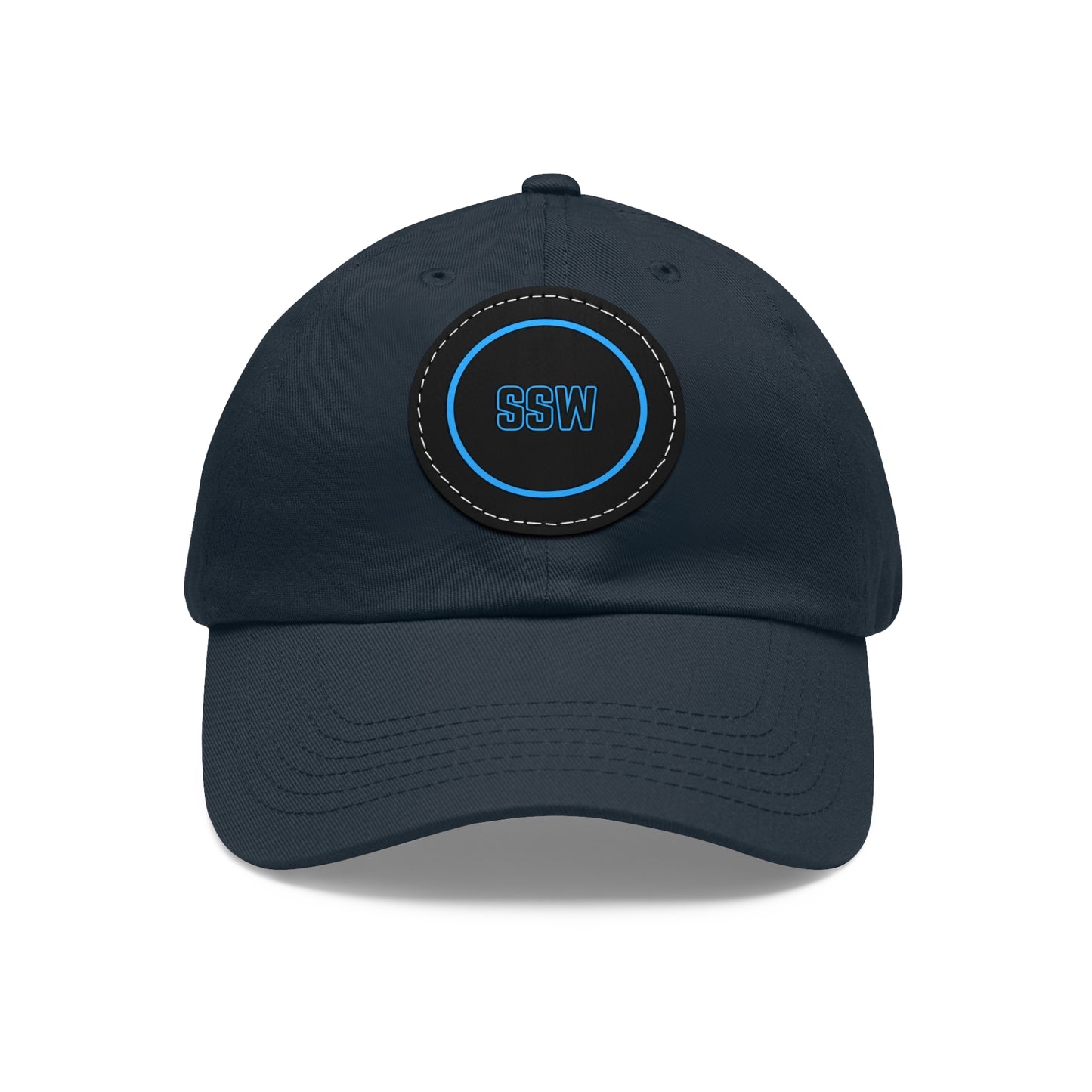 Sonic Streetwear Hat with Leather Patch (Round)