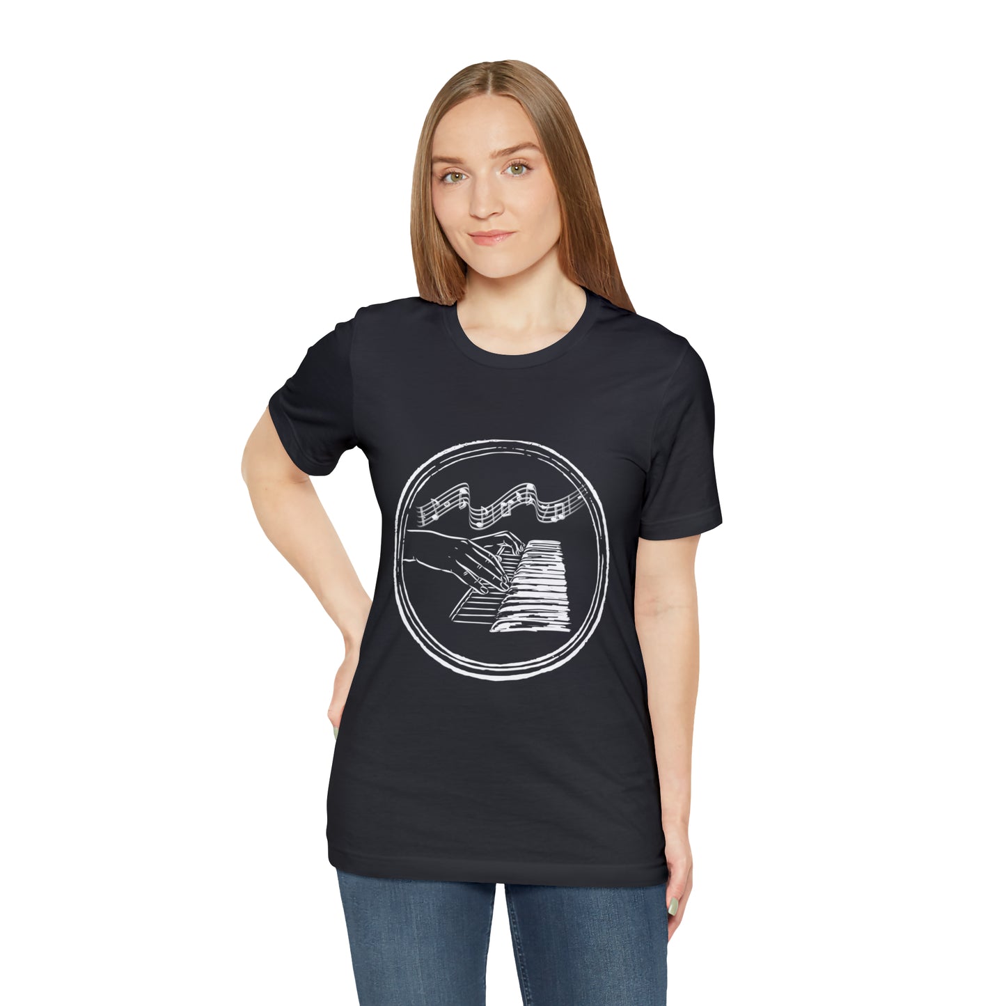 “Piano Hands” Premium Unisex T-Shirt (Short-Sleeves)