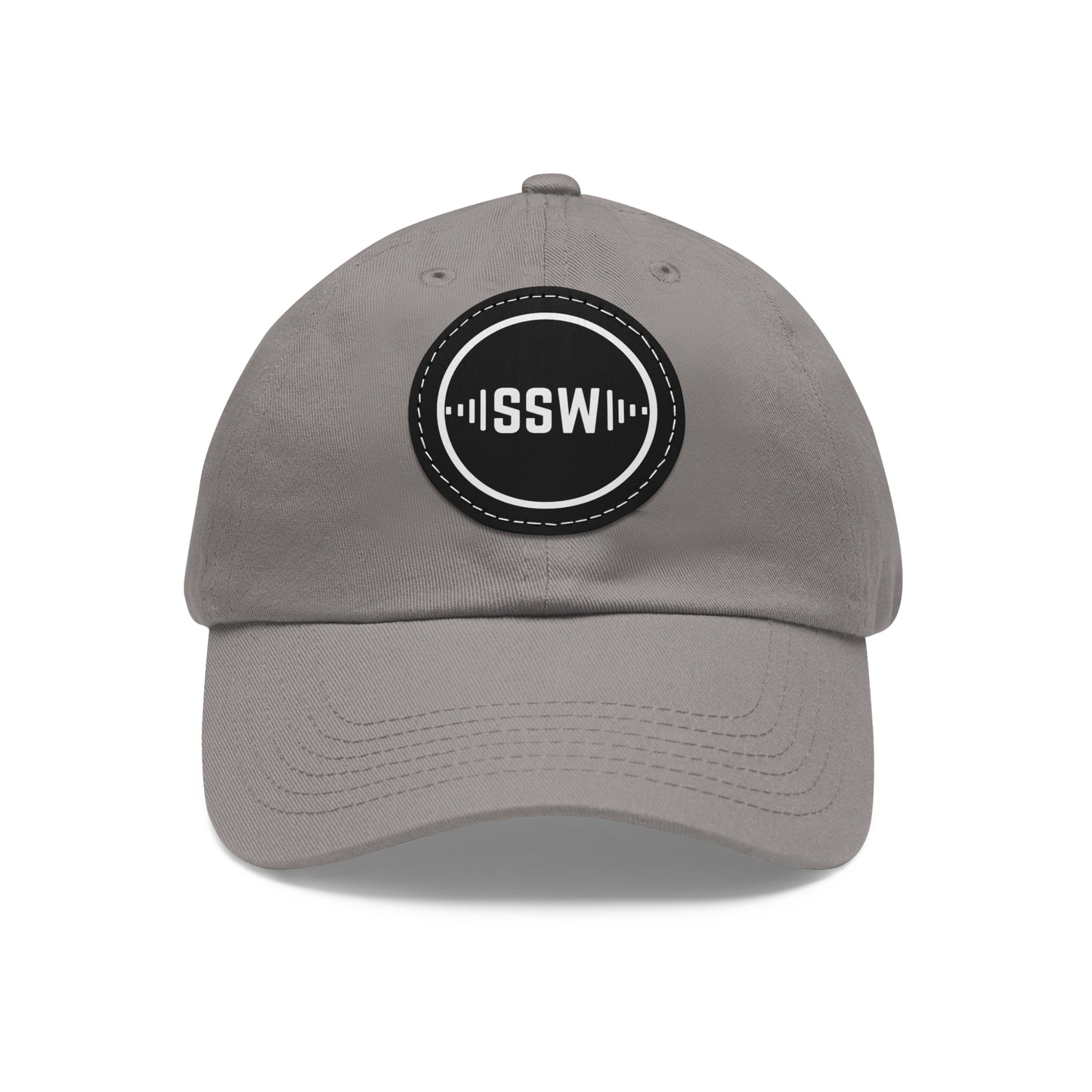 Sonic Streetwear Hat with Leather Patch (Round)