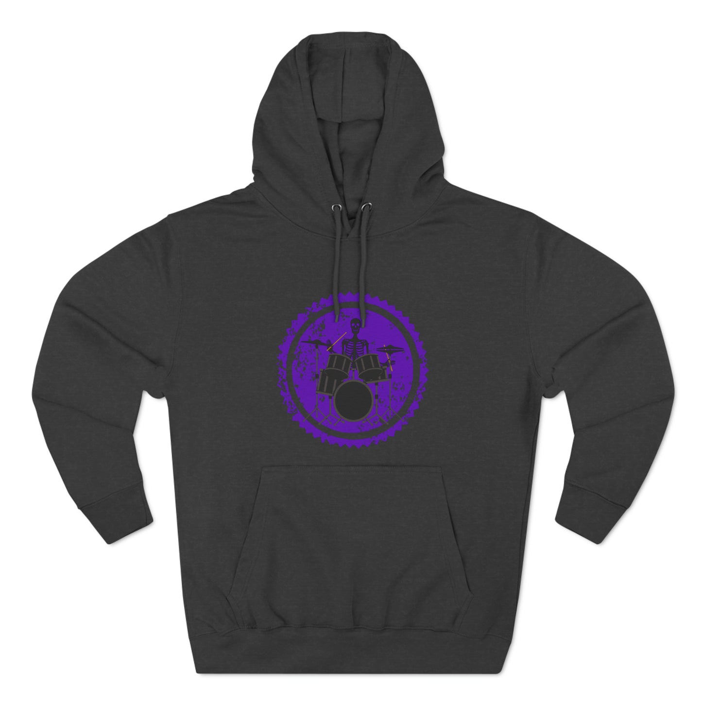 “Skeleton Drummer” Premium Unisex Soft-style Hoodie