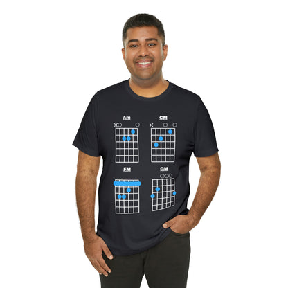 "Four Chords of Pop" Premium Softstyle T-shirt (unisex)