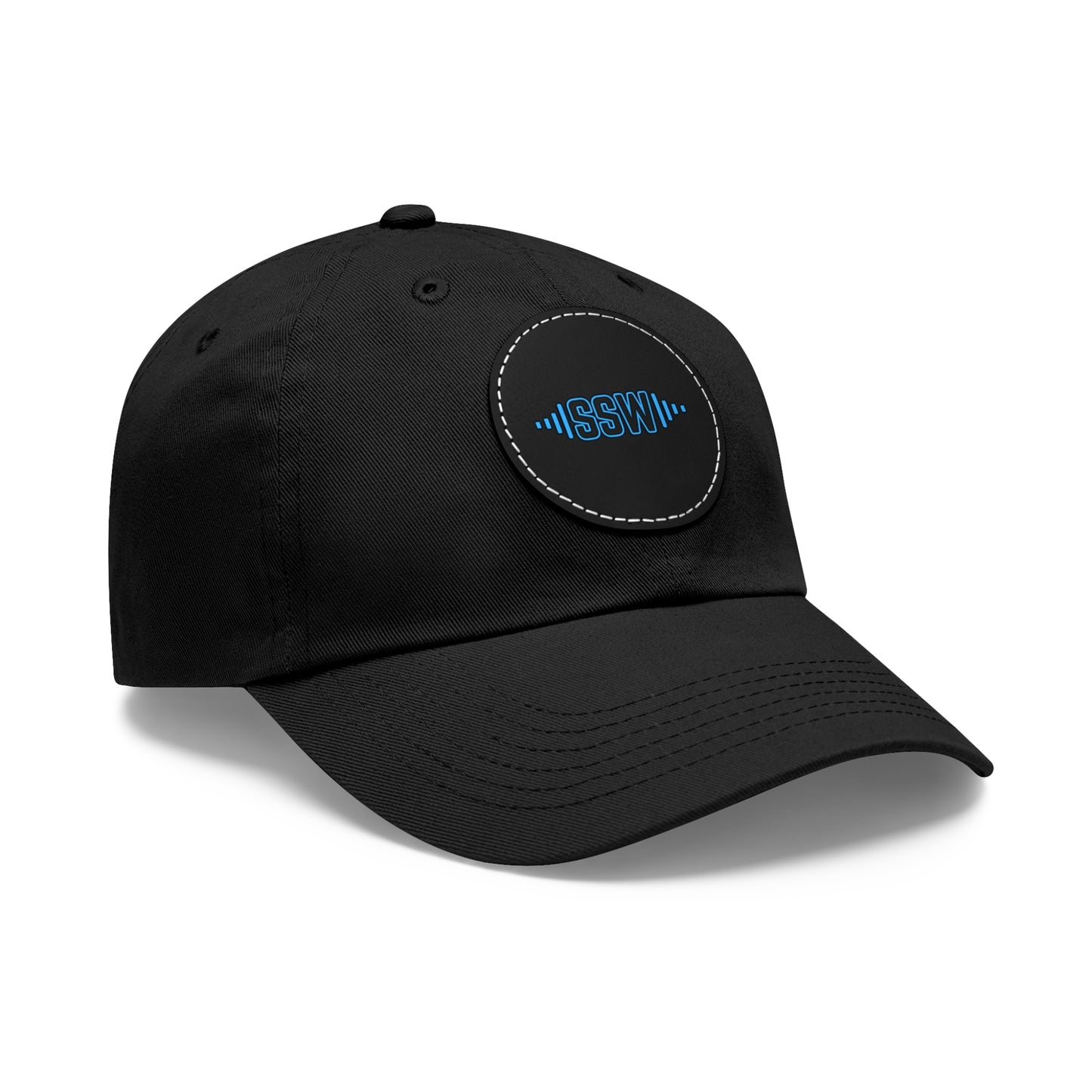 Sonic Streetwear Hat with Leather Patch (Round)