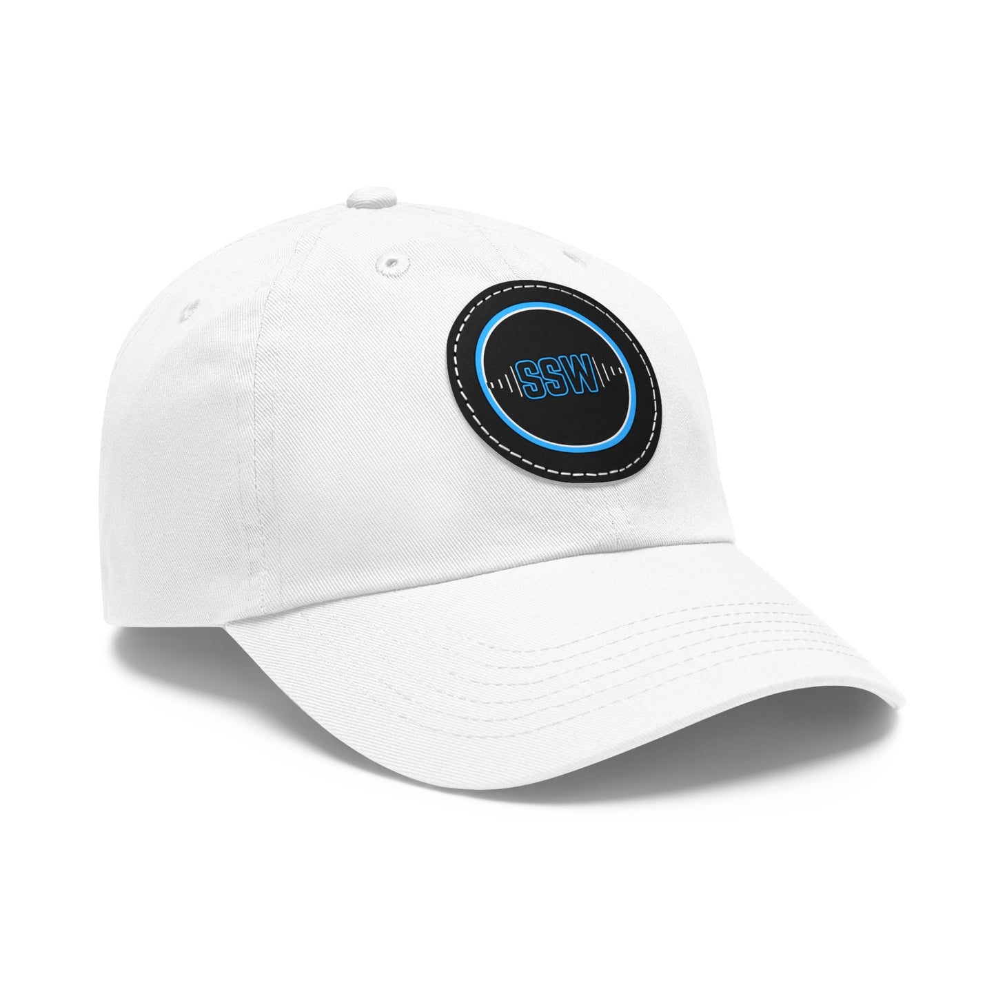 Sonic Streetwear Hat with Leather Patch (Round)