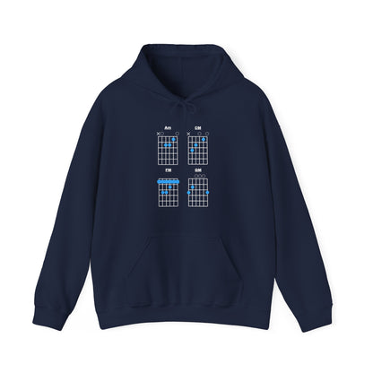 "Four Chords Of Pop" Premuim Pullover Hoodie