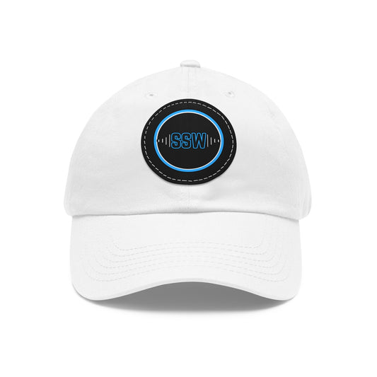 Sonic Streetwear Hat with Leather Patch (Round)