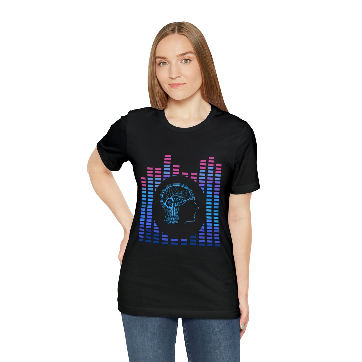 "Brain Waves" Premium Softstyle T-Shirt (Unisex)