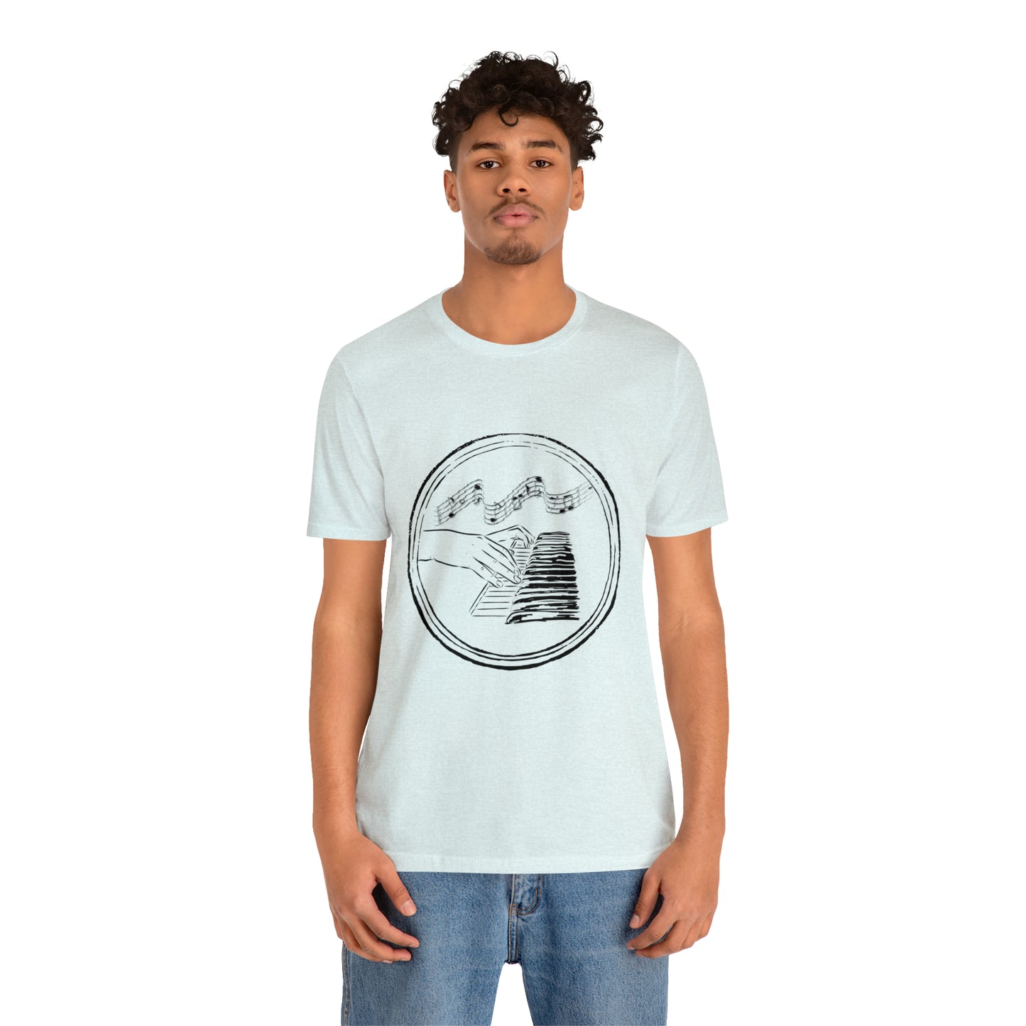 “Piano Hands” Premium Unisex T-Shirt (Short-Sleeves)