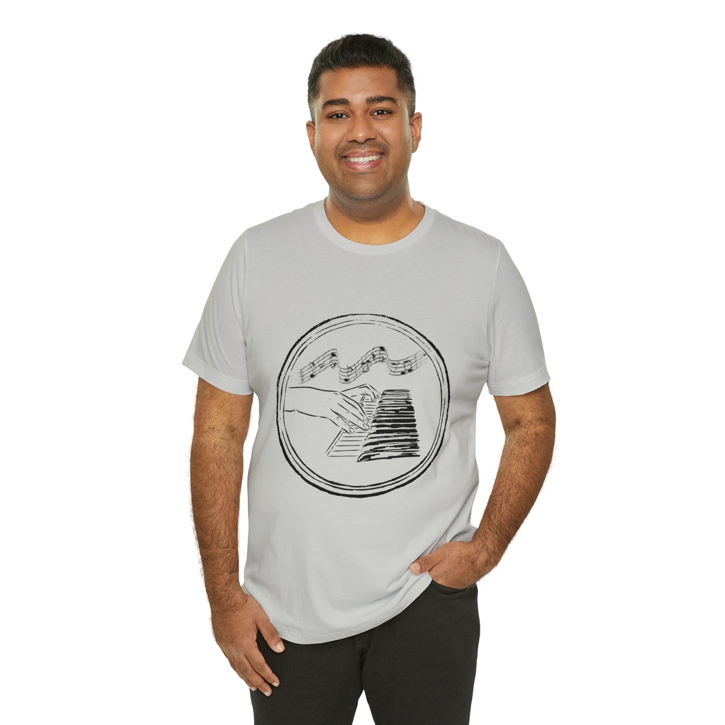 “Piano Hands” Premium Unisex T-Shirt (Short-Sleeves)