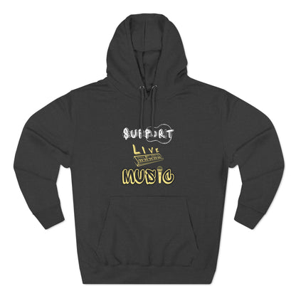 “Support Live Music” Unisex Premium Pullover Hoodie