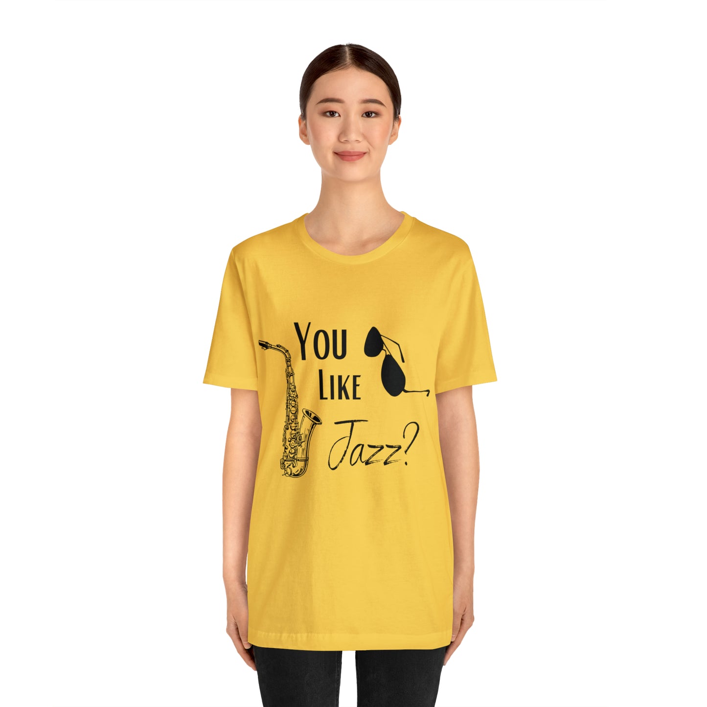 "You like jazz?" Premium Unisex Jersey Short Sleeve Tee