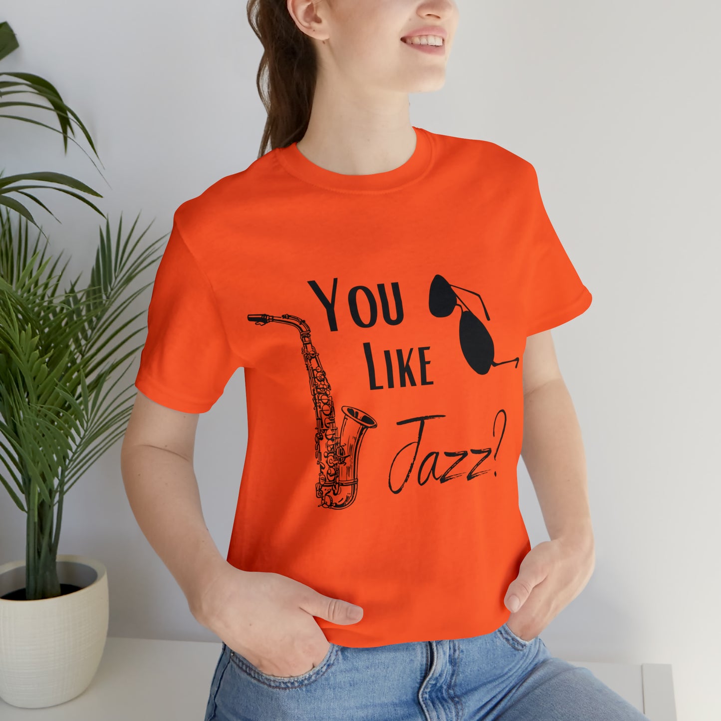 "You like jazz?" Premium Unisex Jersey Short Sleeve Tee