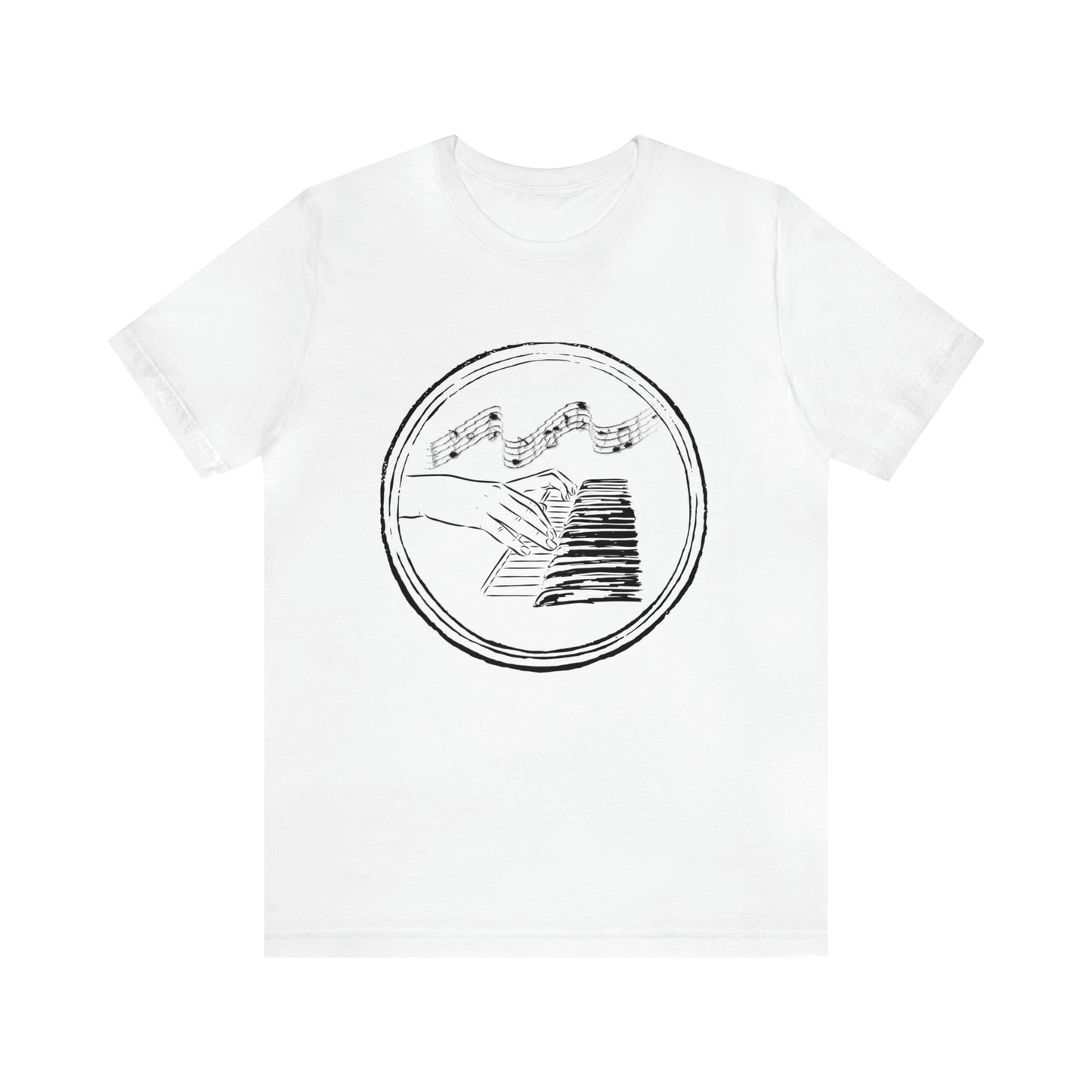 “Piano Hands” Premium Unisex T-Shirt (Short-Sleeves)