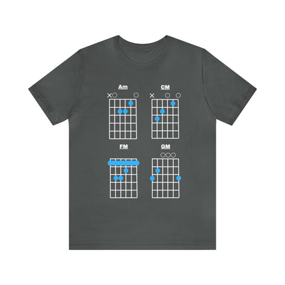 "Four Chords of Pop" Premium Softstyle T-shirt (unisex)