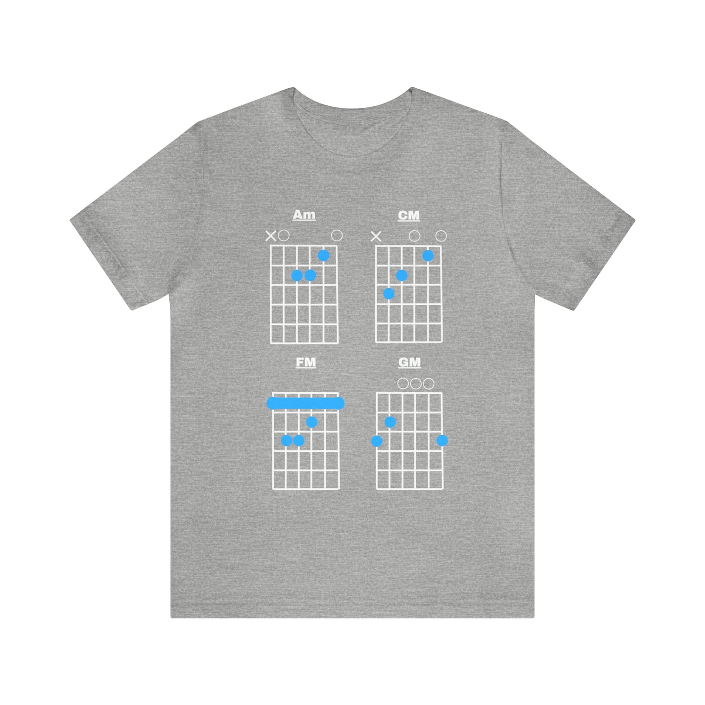 "Four Chords of Pop" Premium Softstyle T-shirt (unisex)