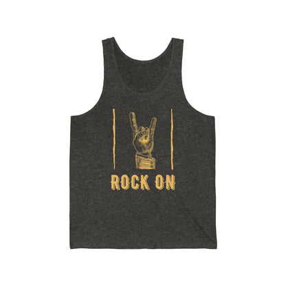 “Rock On” Premium Unisex Jersey Tank