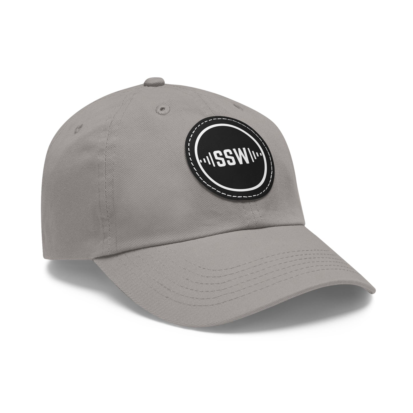 Sonic Streetwear Hat with Leather Patch (Round)