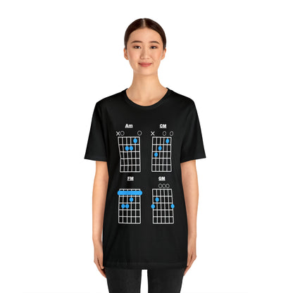 "Four Chords of Pop" Premium Softstyle T-shirt (unisex)