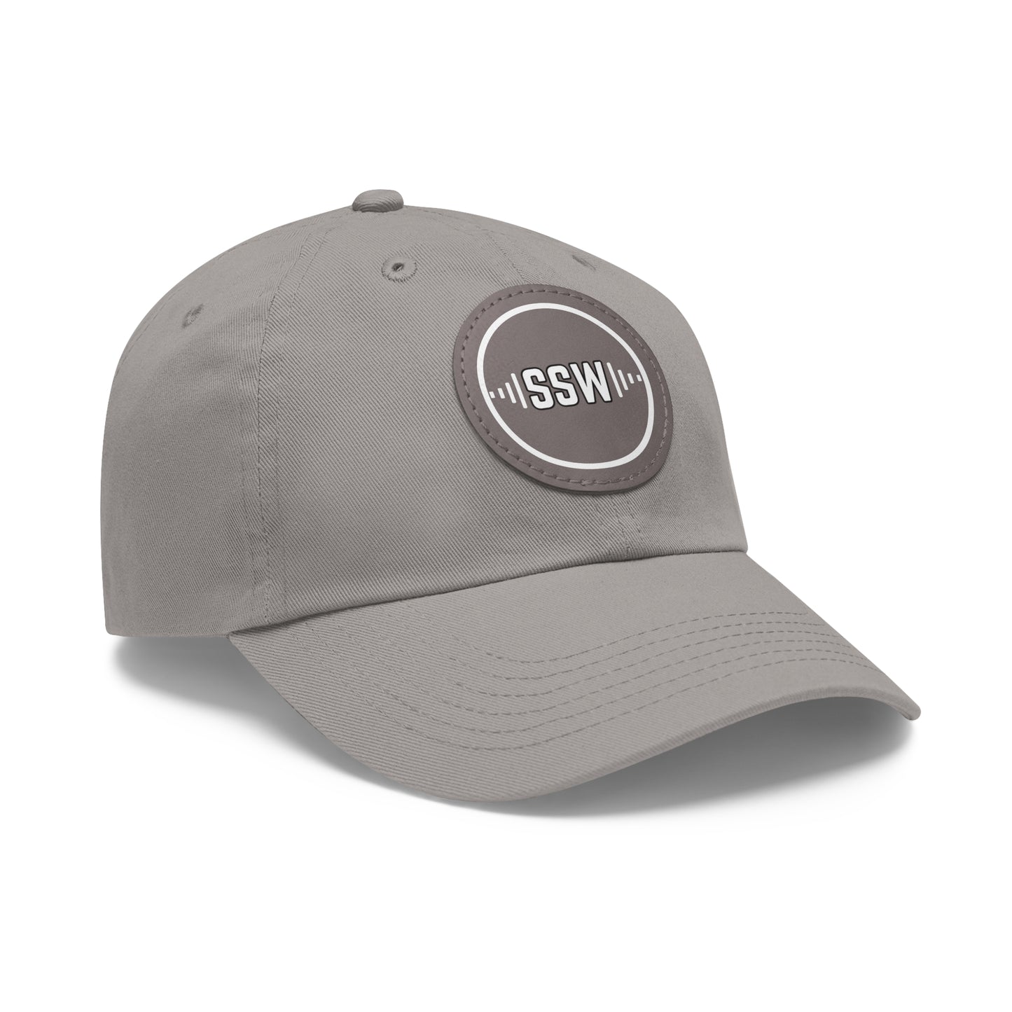 Sonic Streetwear Hat with Leather Patch (Round)