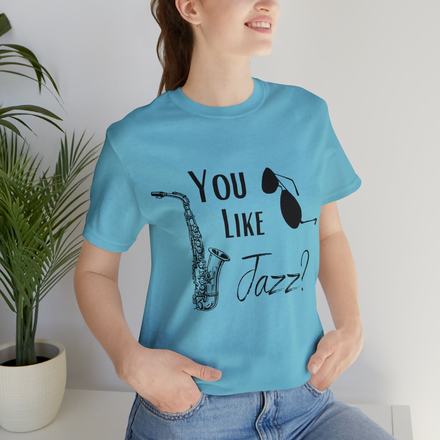 "You like jazz?" Premium Unisex Jersey Short Sleeve Tee