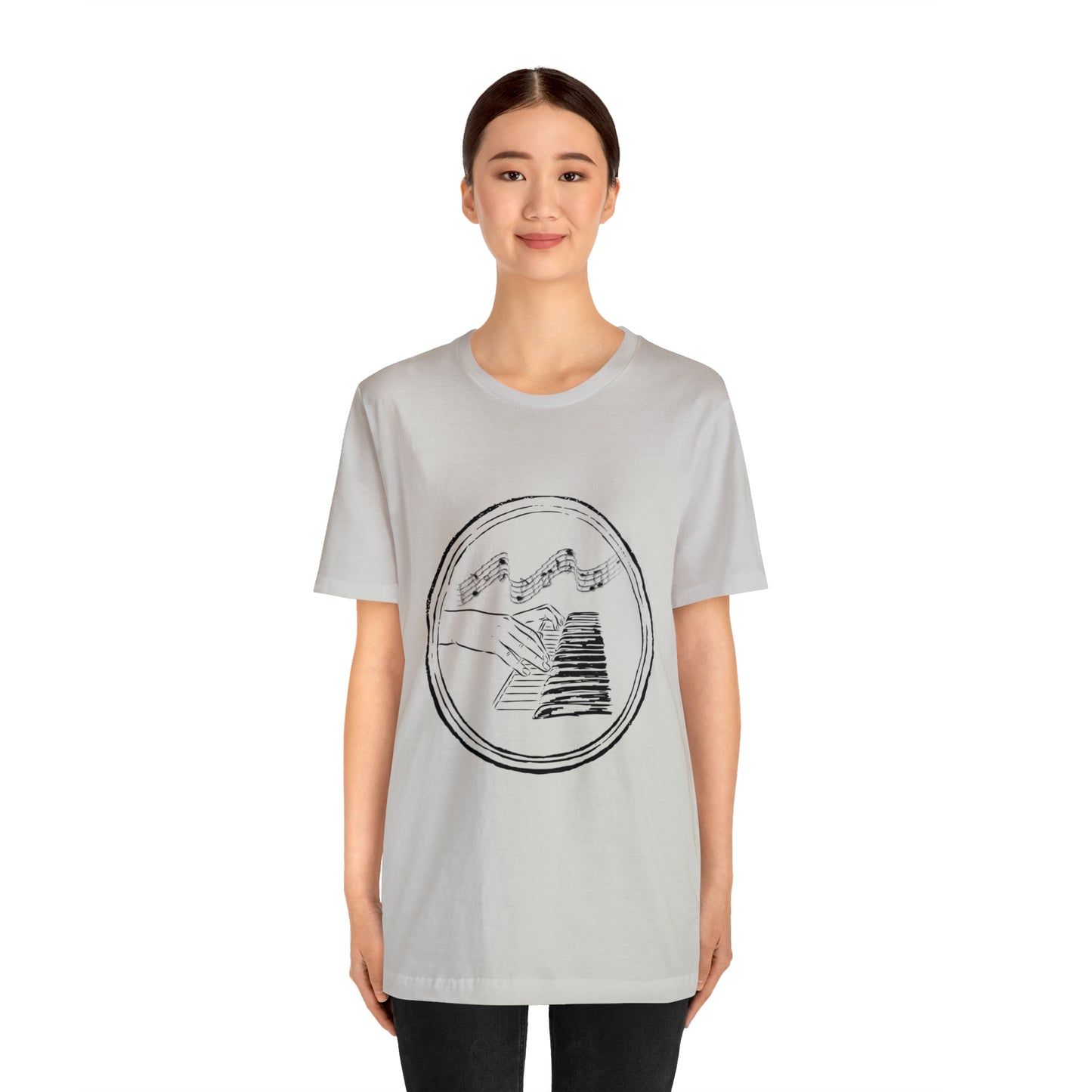 “Piano Hands” Premium Unisex T-Shirt (Short-Sleeves)