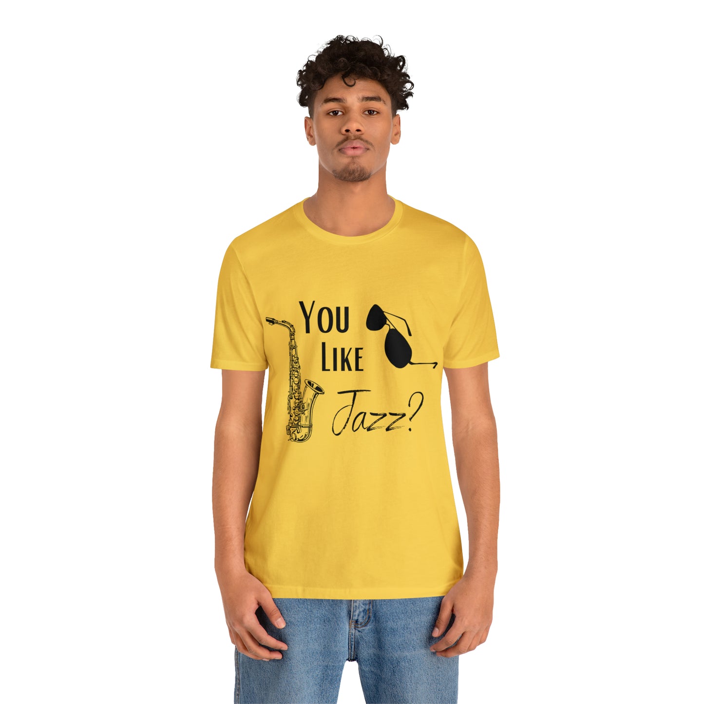 "You like jazz?" Premium Unisex Jersey Short Sleeve Tee