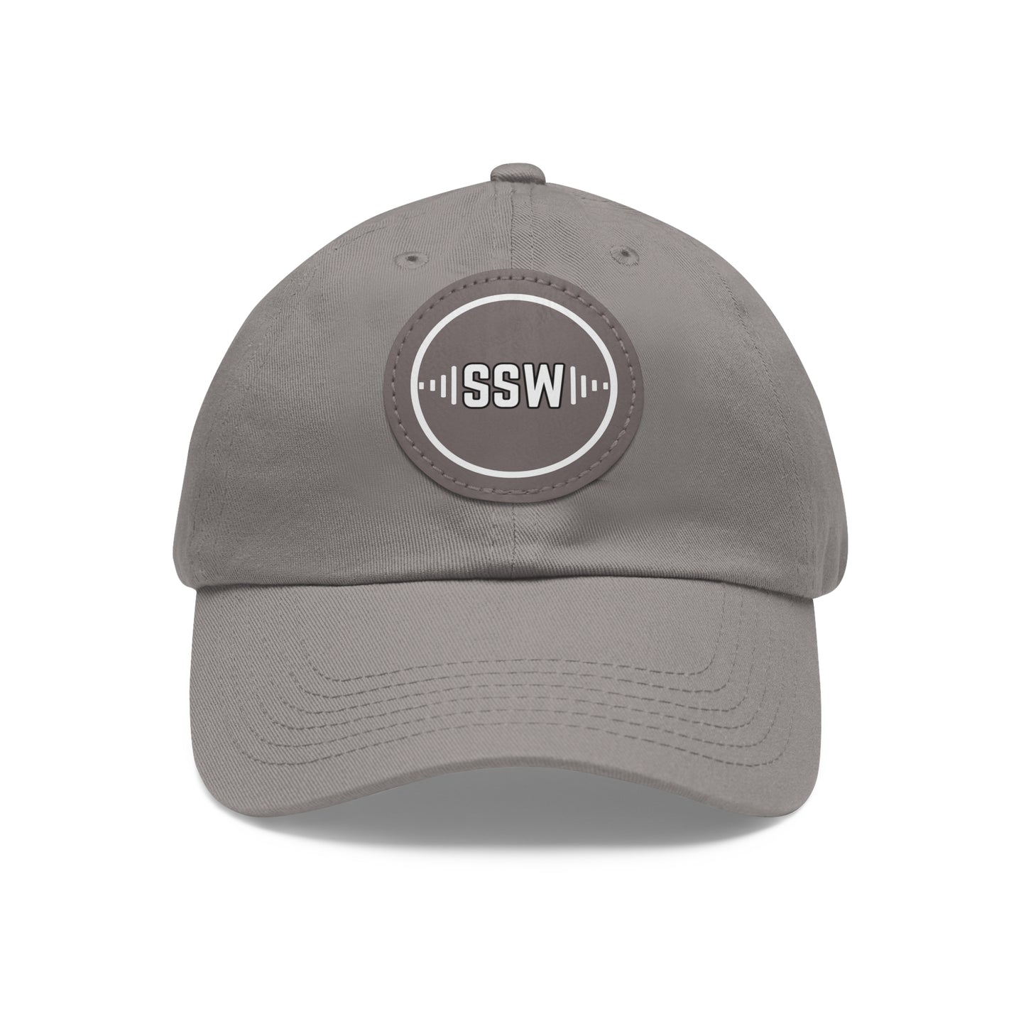 Sonic Streetwear Hat with Leather Patch (Round)