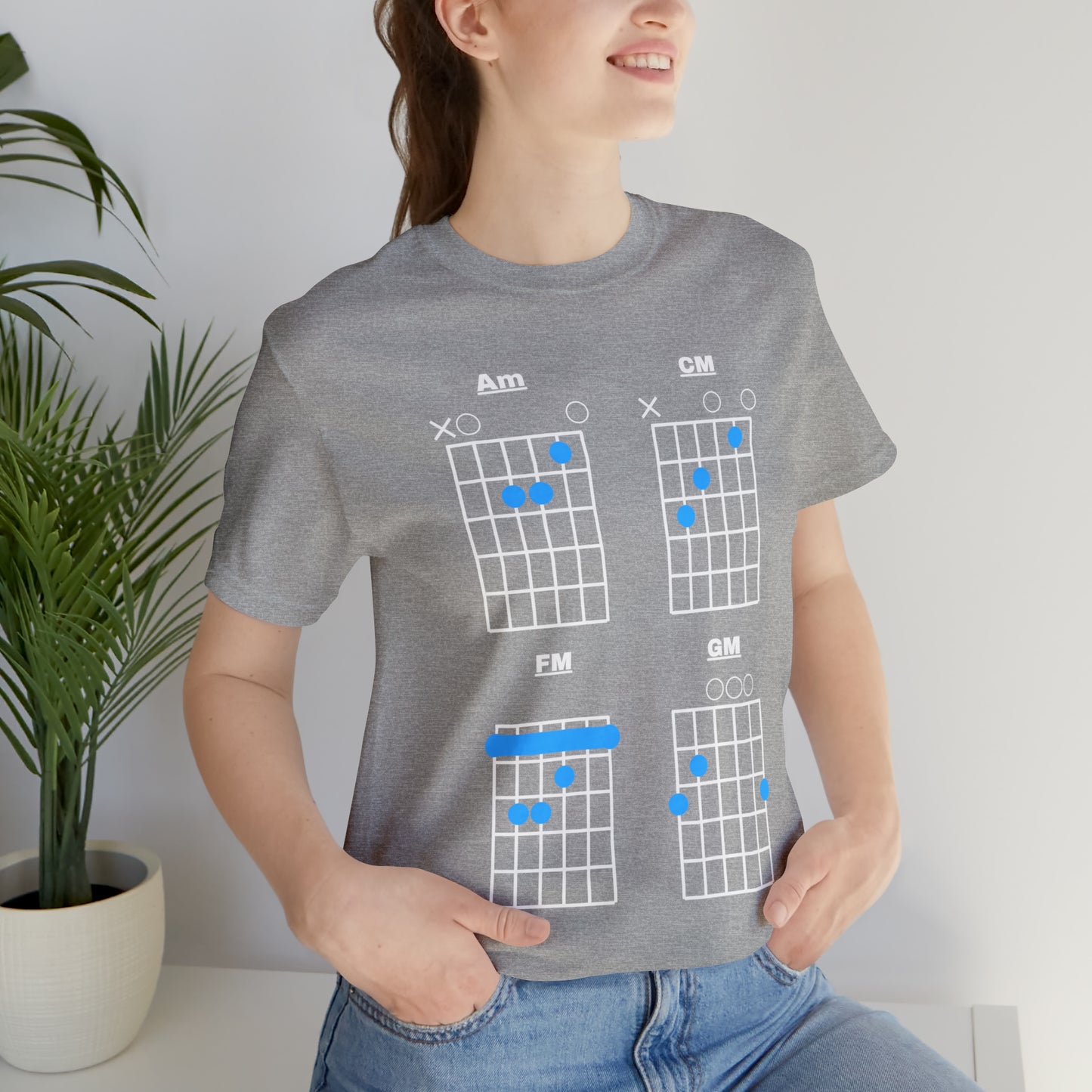 "Four Chords of Pop" Premium Softstyle T-shirt (unisex)