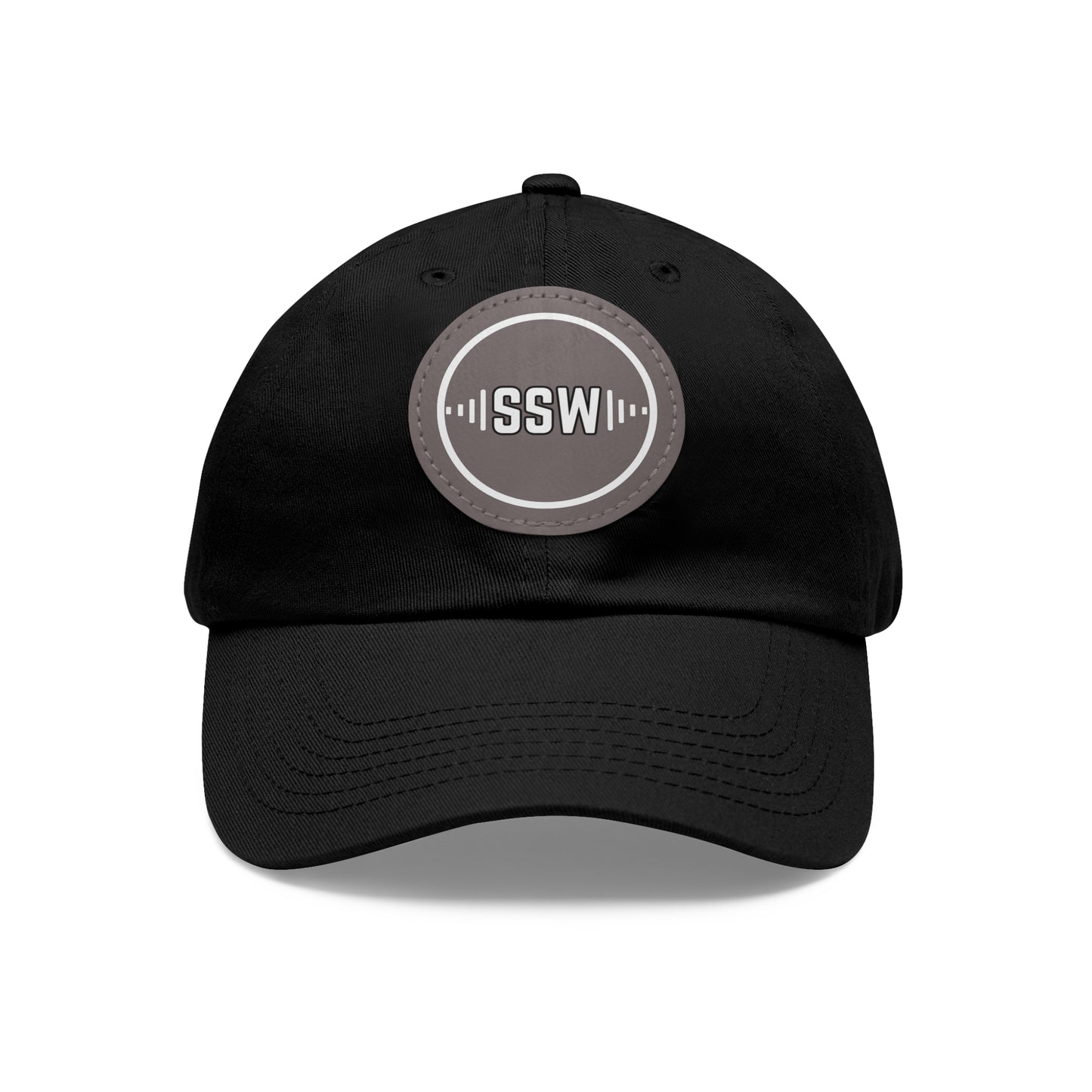 Sonic Streetwear Hat with Leather Patch (Round)