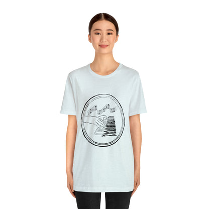 “Piano Hands” Premium Unisex T-Shirt (Short-Sleeves)