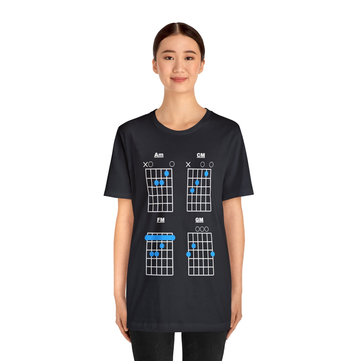 "Four Chords of Pop" Premium Softstyle T-shirt (unisex)