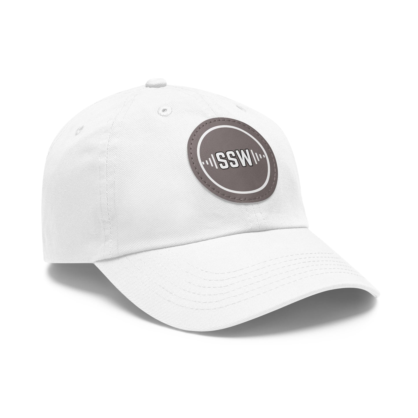 Sonic Streetwear Hat with Leather Patch (Round)