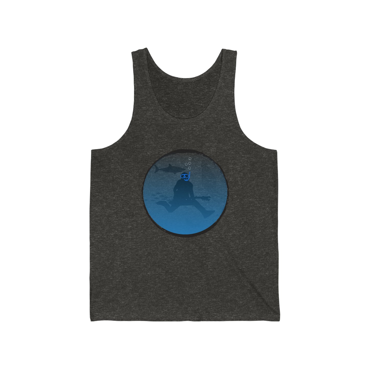 “Scuba Guitar” Premium Unisex Jersey Tank