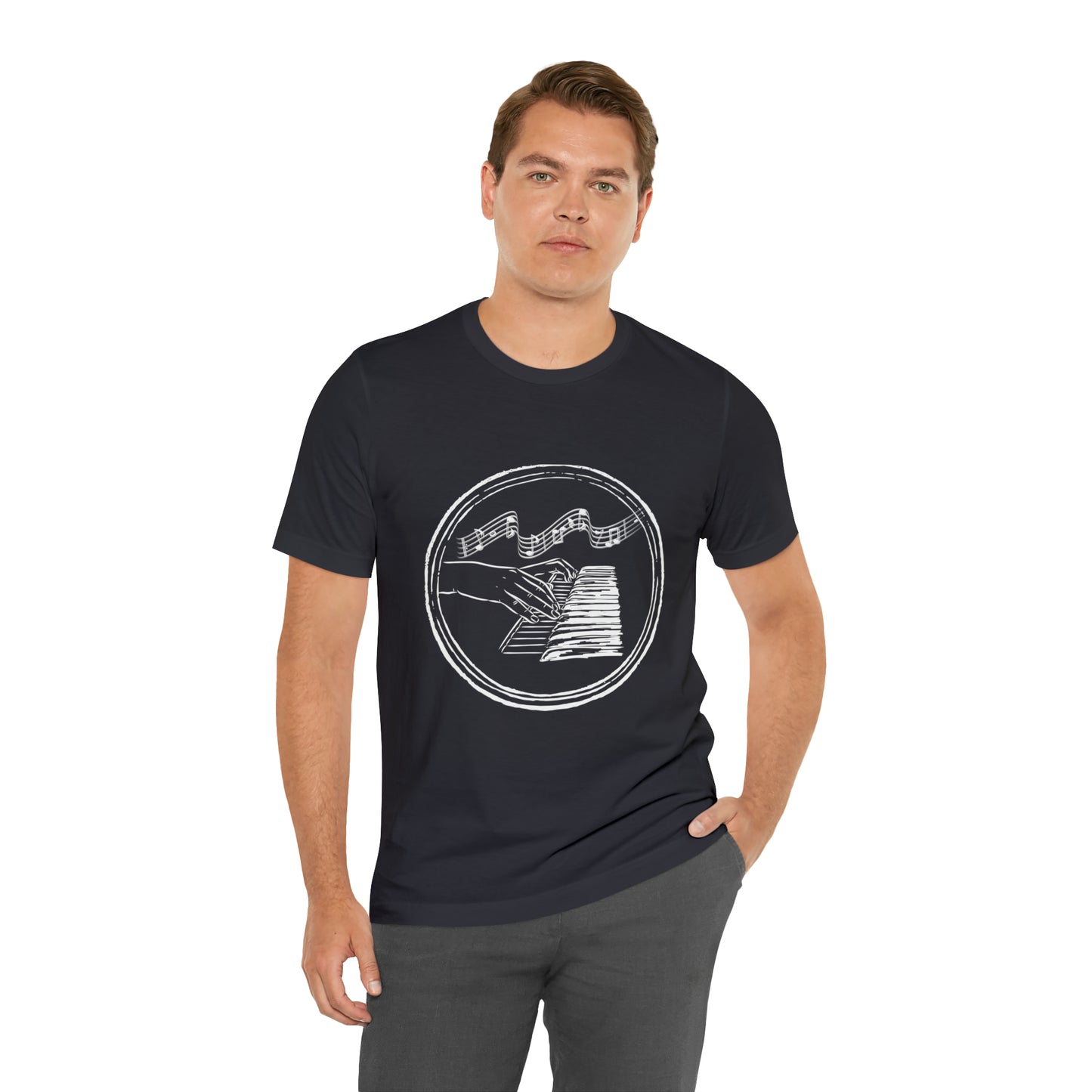 “Piano Hands” Premium Unisex T-Shirt (Short-Sleeves)