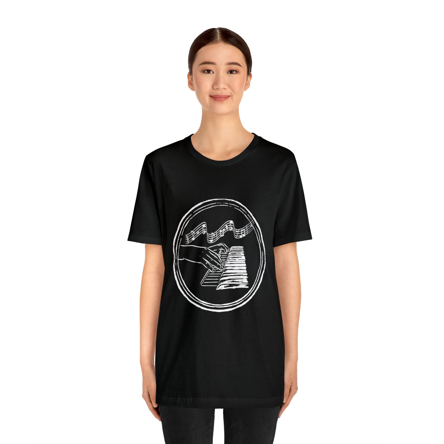 “Piano Hands” Premium Unisex T-Shirt (Short-Sleeves)