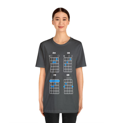 "Four Chords of Pop" Premium Softstyle T-shirt (unisex)