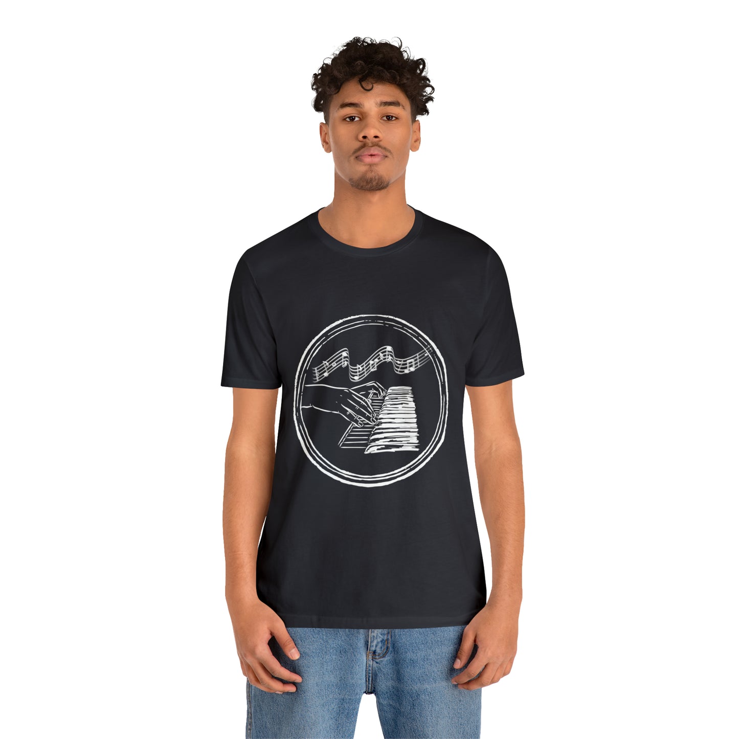 “Piano Hands” Premium Unisex T-Shirt (Short-Sleeves)